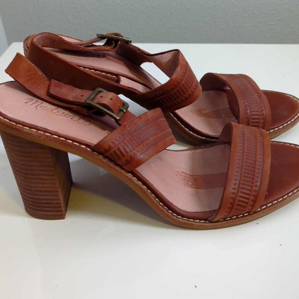 Madewell brown heels. Size 11